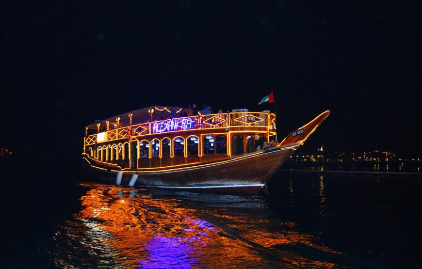 Dubai City Tour + Desert Safari + Dhow Cruise Dinner (4 Star)