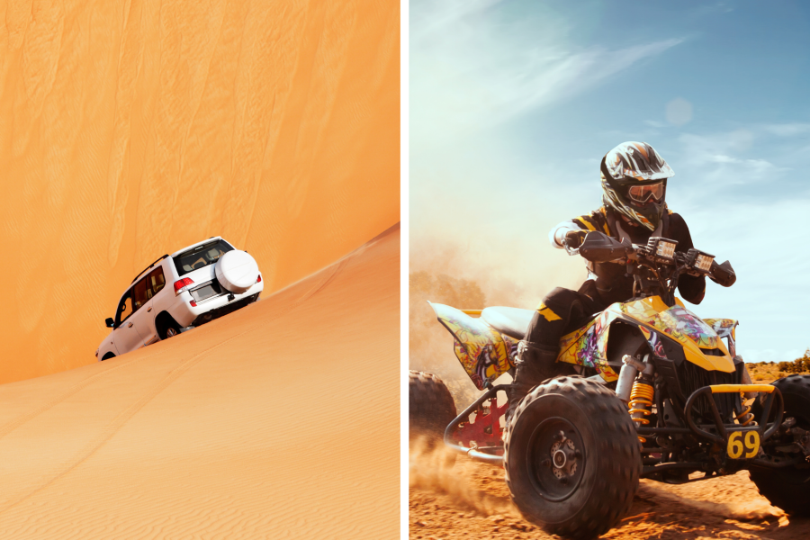 Desert safari with Quad bike